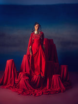 Malini Red (Bandhini)