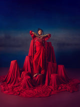 Malini Red (Bandhini)