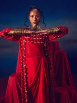 Malini Red (Bandhini)