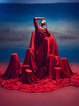 Malini Red (Bandhini)