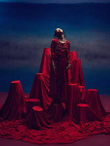 Malini Red (Bandhini)