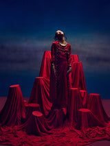 Malini Red (Bandhini)