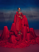 Malini Red (Bandhini)