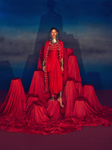 Malini Red (Bandhini)