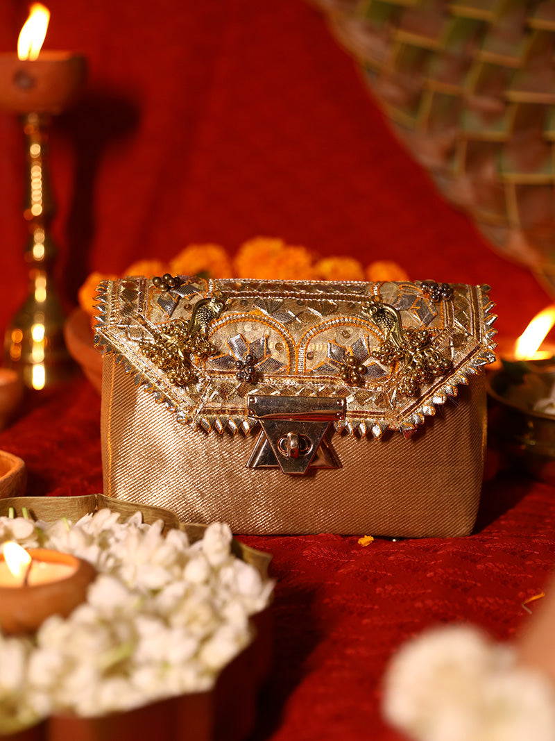Jasmine Jutti & Bag Gold (Combo)