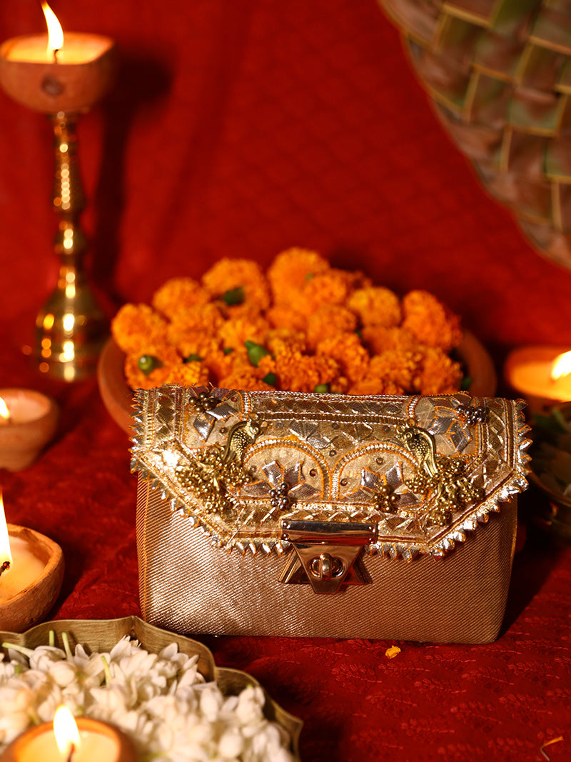 Jasmine Jutti & Bag Gold (Combo)