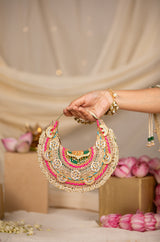 Pranika Gold Handbag