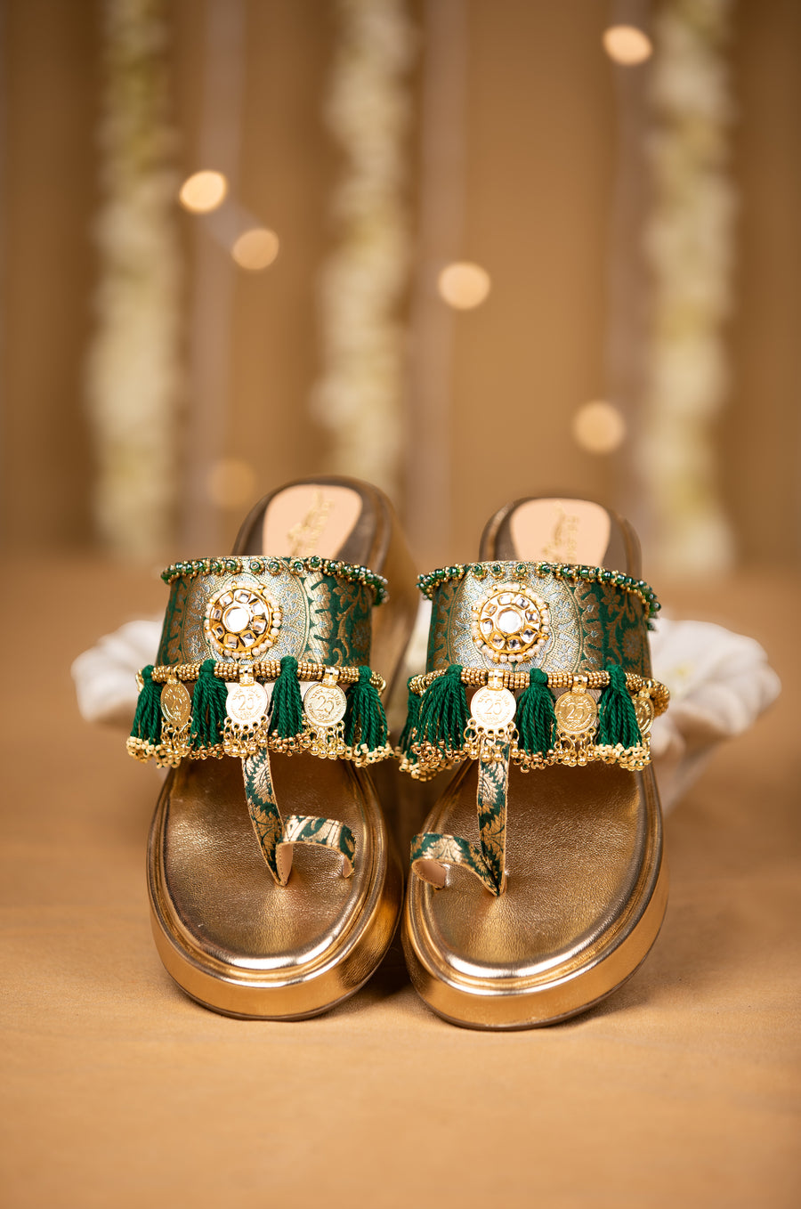 Elisha & Ruvika Green Potli