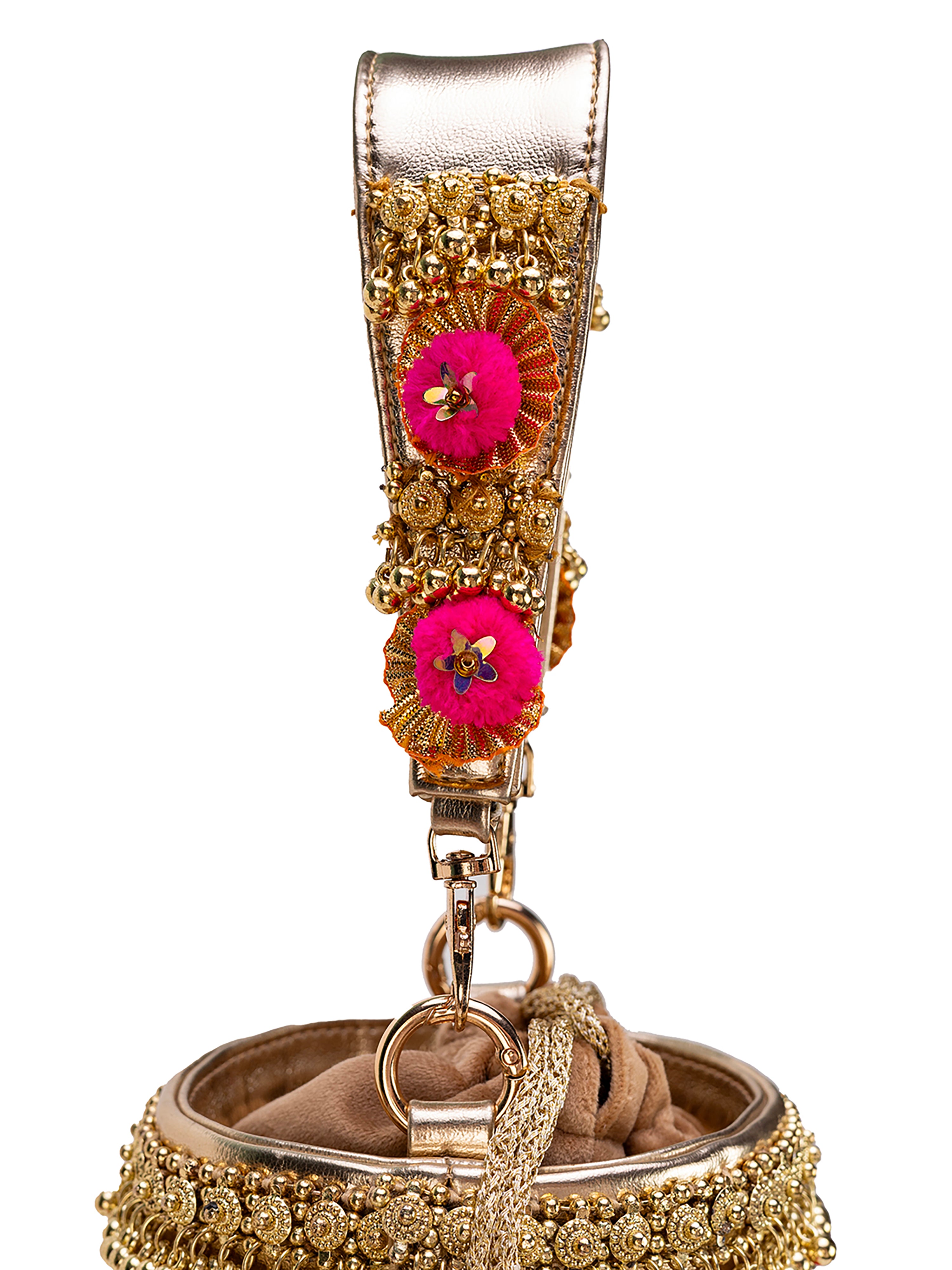 Gold Pompom (Potli)