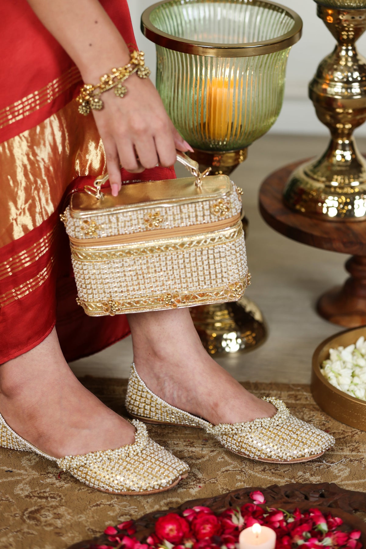 Tavish Handbag & Shuktika (Jutti)