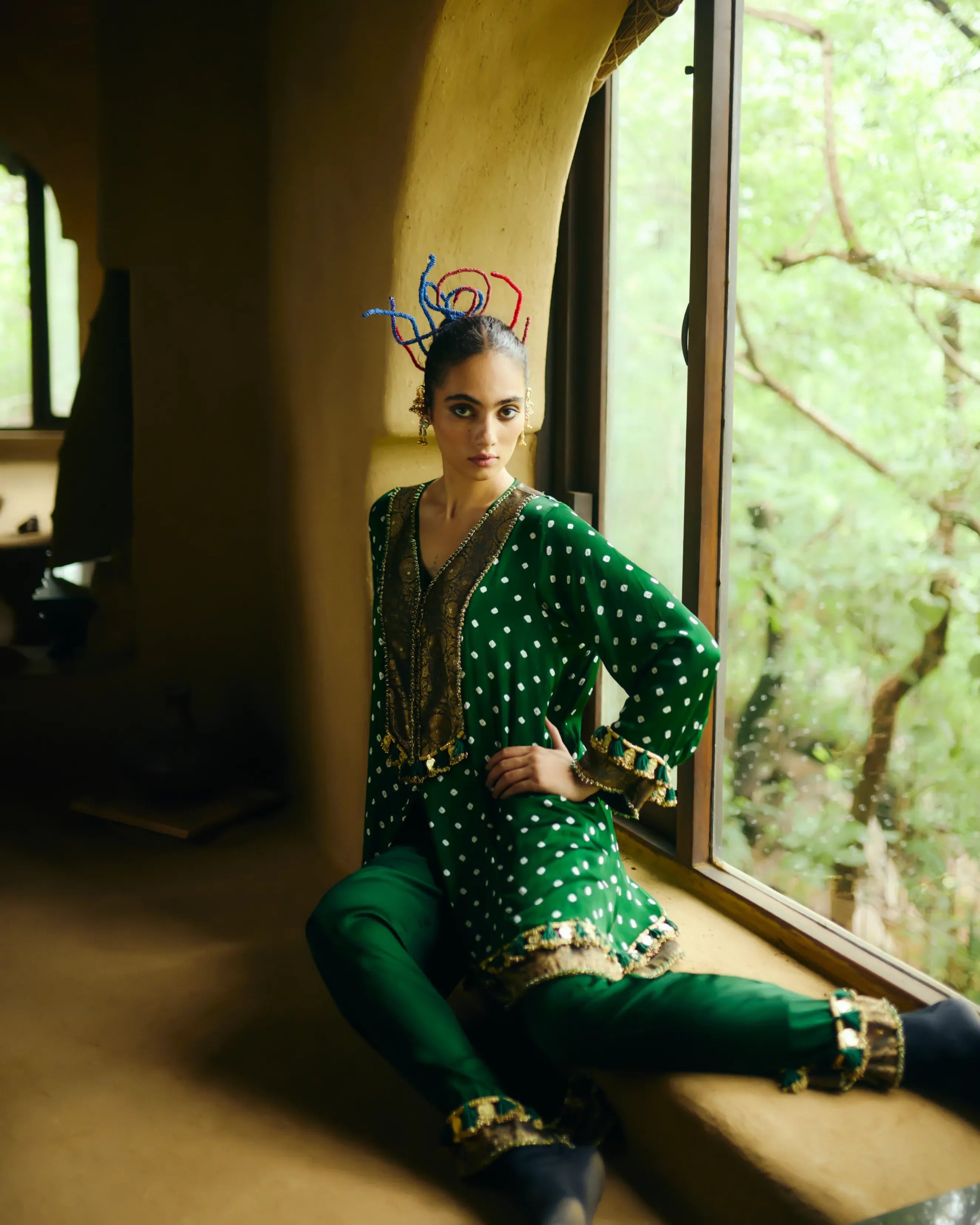 Adhira green (Co Ords)