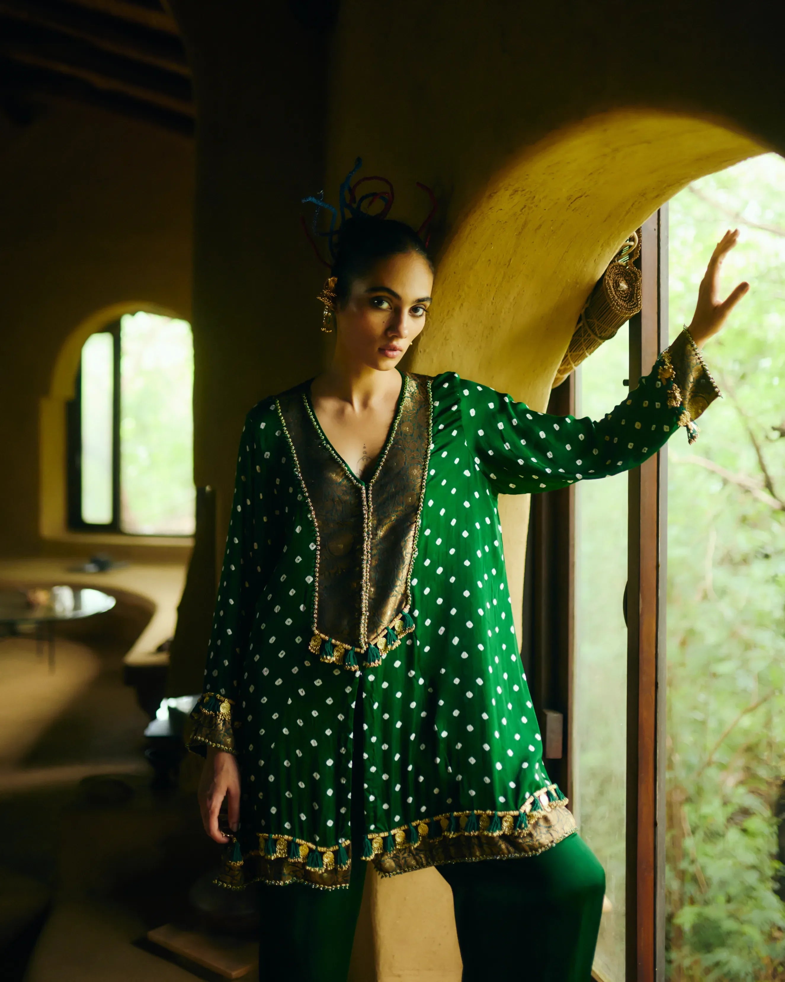Adhira green (Co Ords)