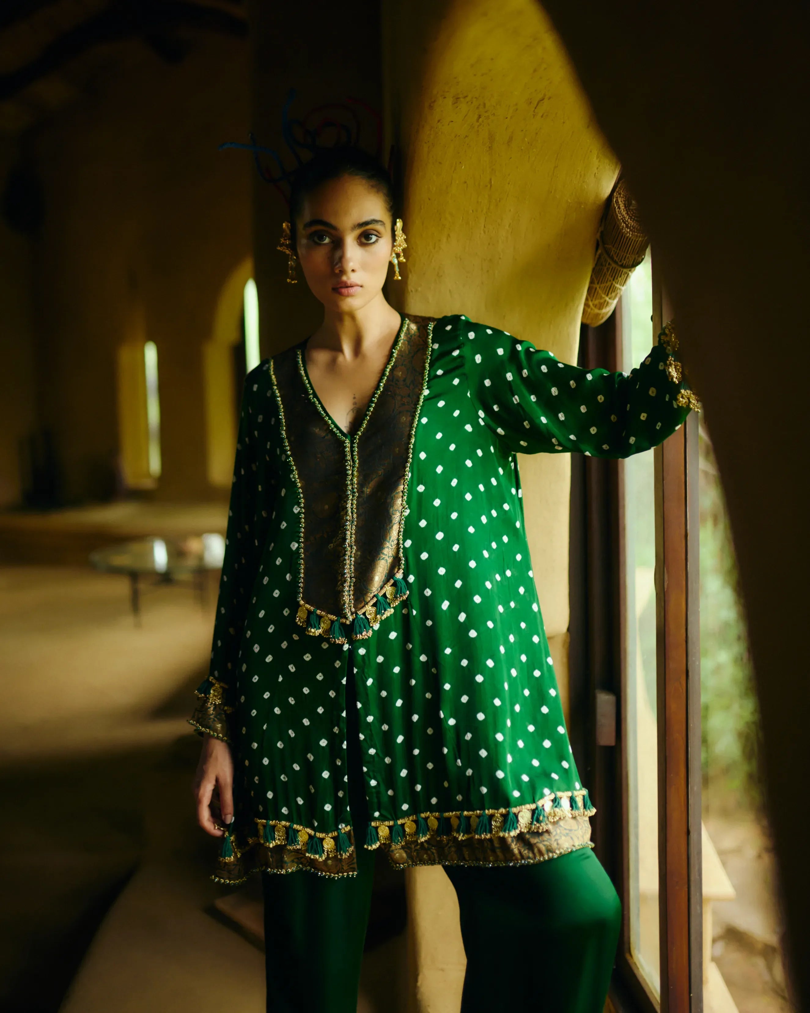 Adhira green (Co Ords)