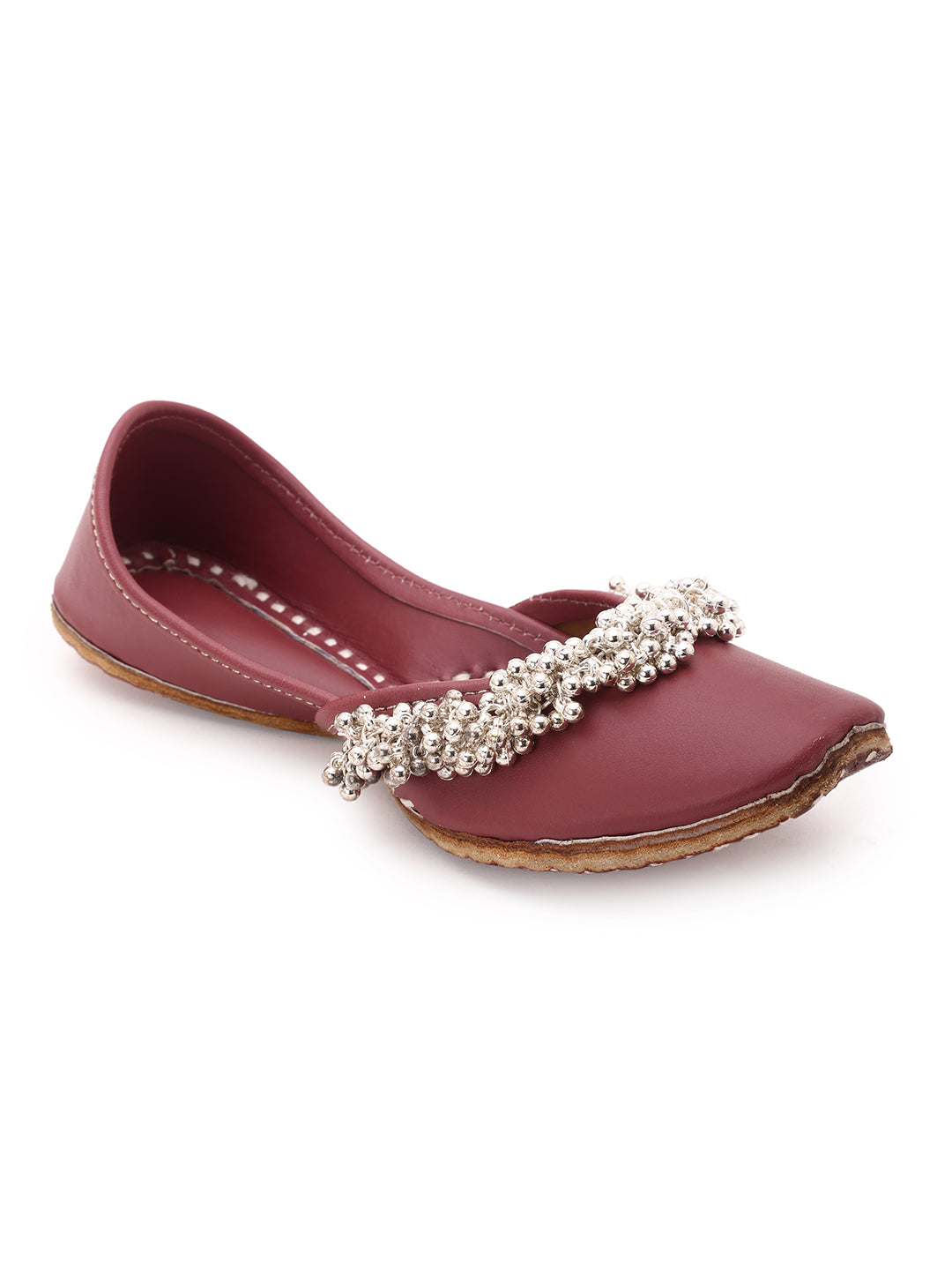 Ghungroo Blast Kids Jutti- Maroon 5elements