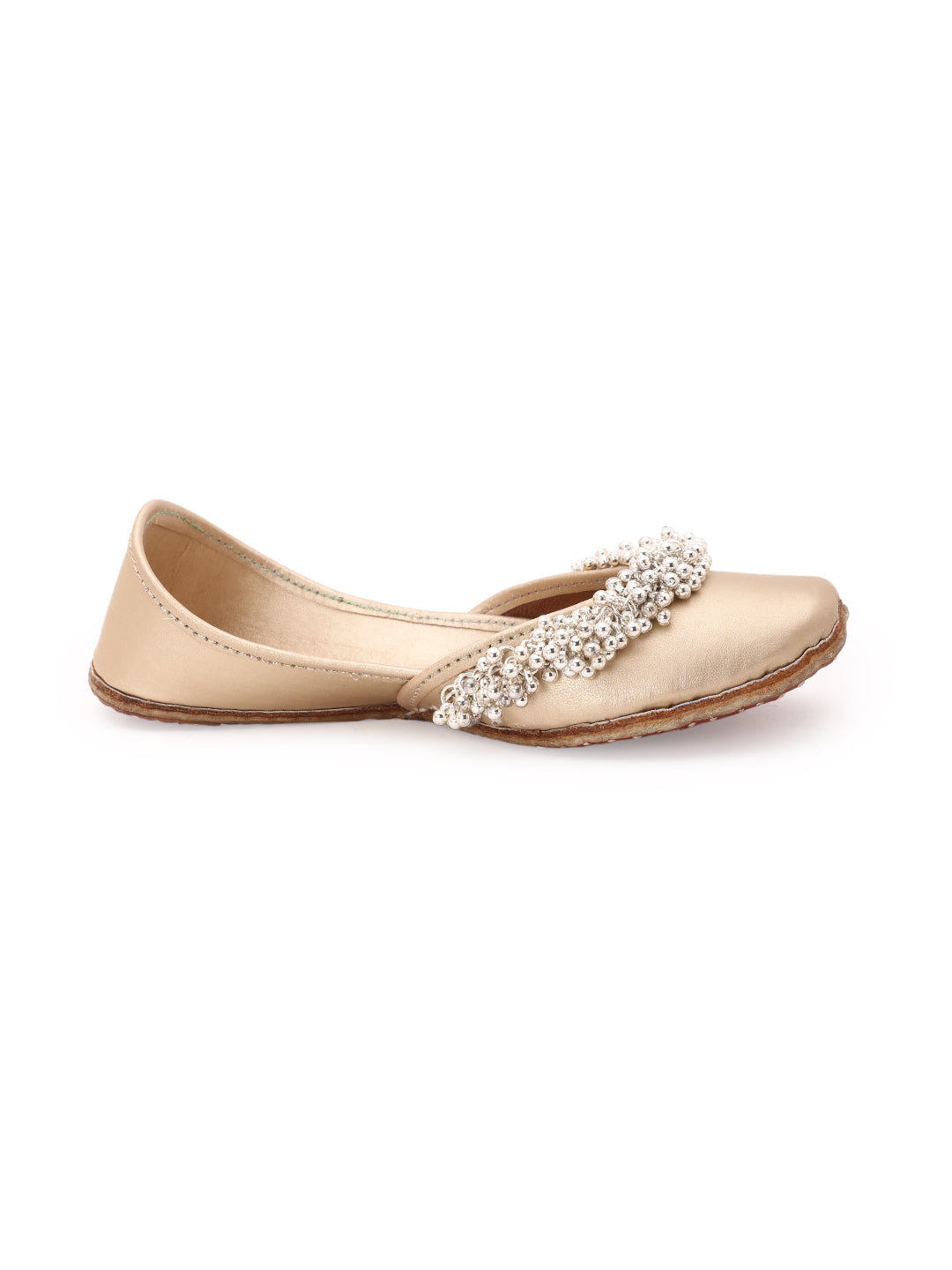 Ghungroo Blast Kids Jutti - Polish Silver 5elements