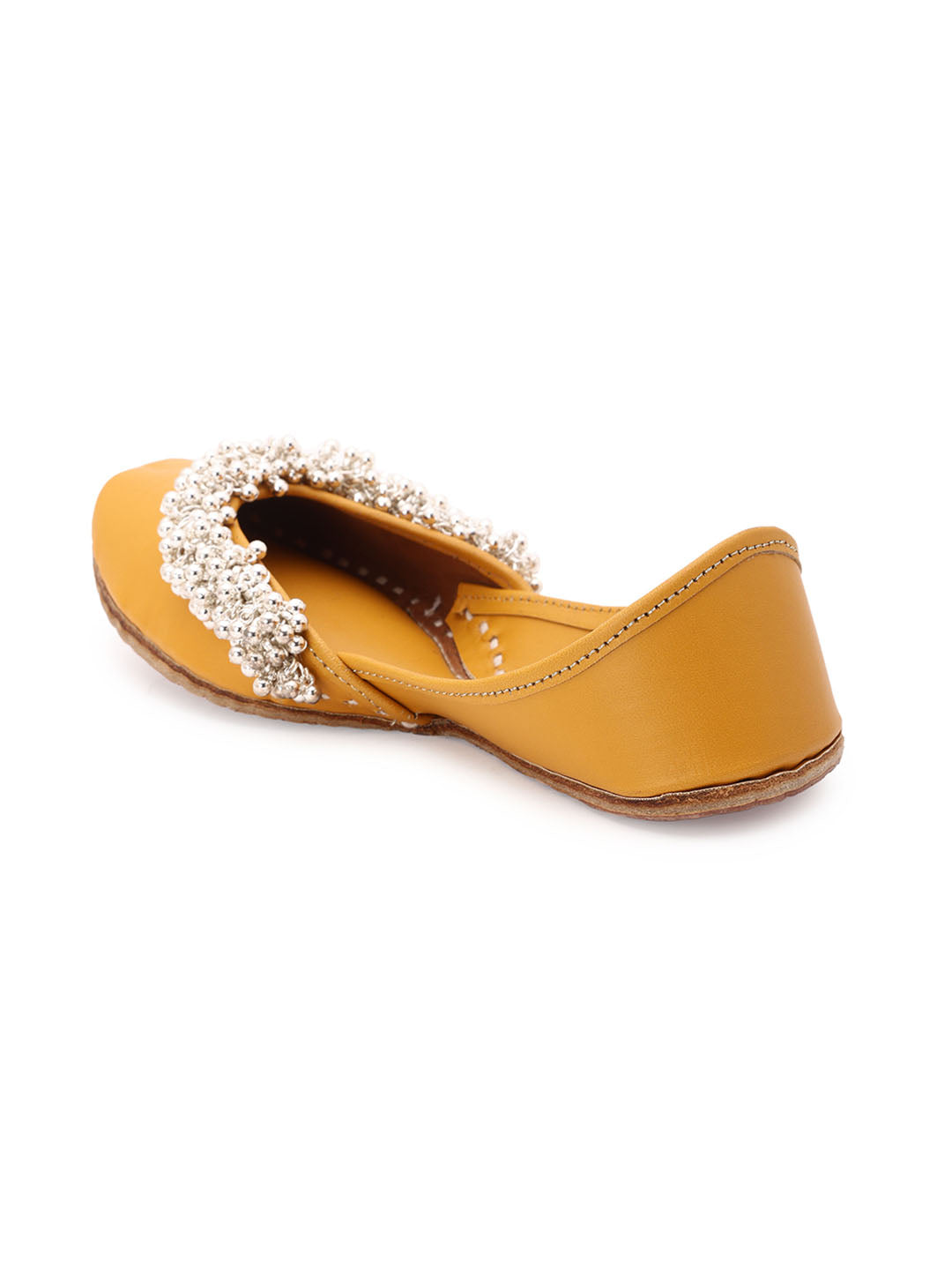 Ghungroo Blast Kids Jutti - Mustard 5elements