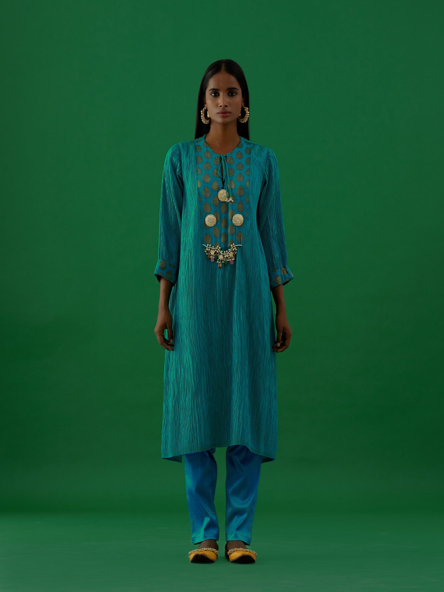 Ditya Turquoise (Kurta Set)
