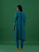 Ditya - Turquoise kurta Set - 5elements