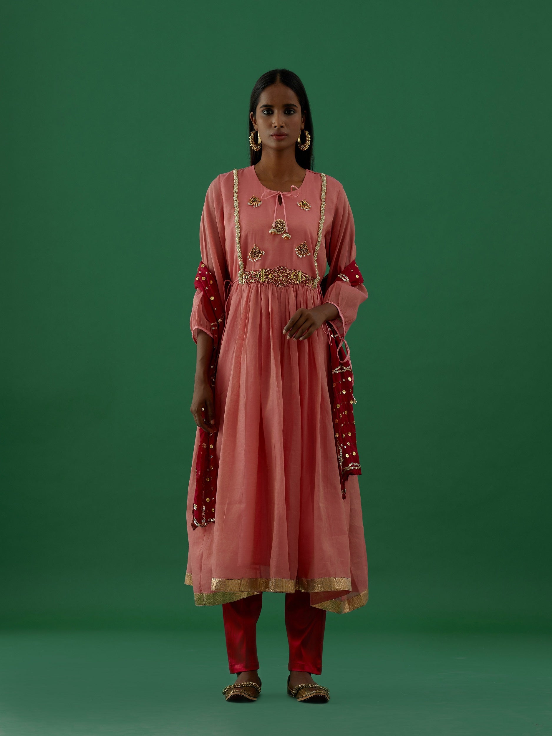 Rutvi Pink (Kurta Set)