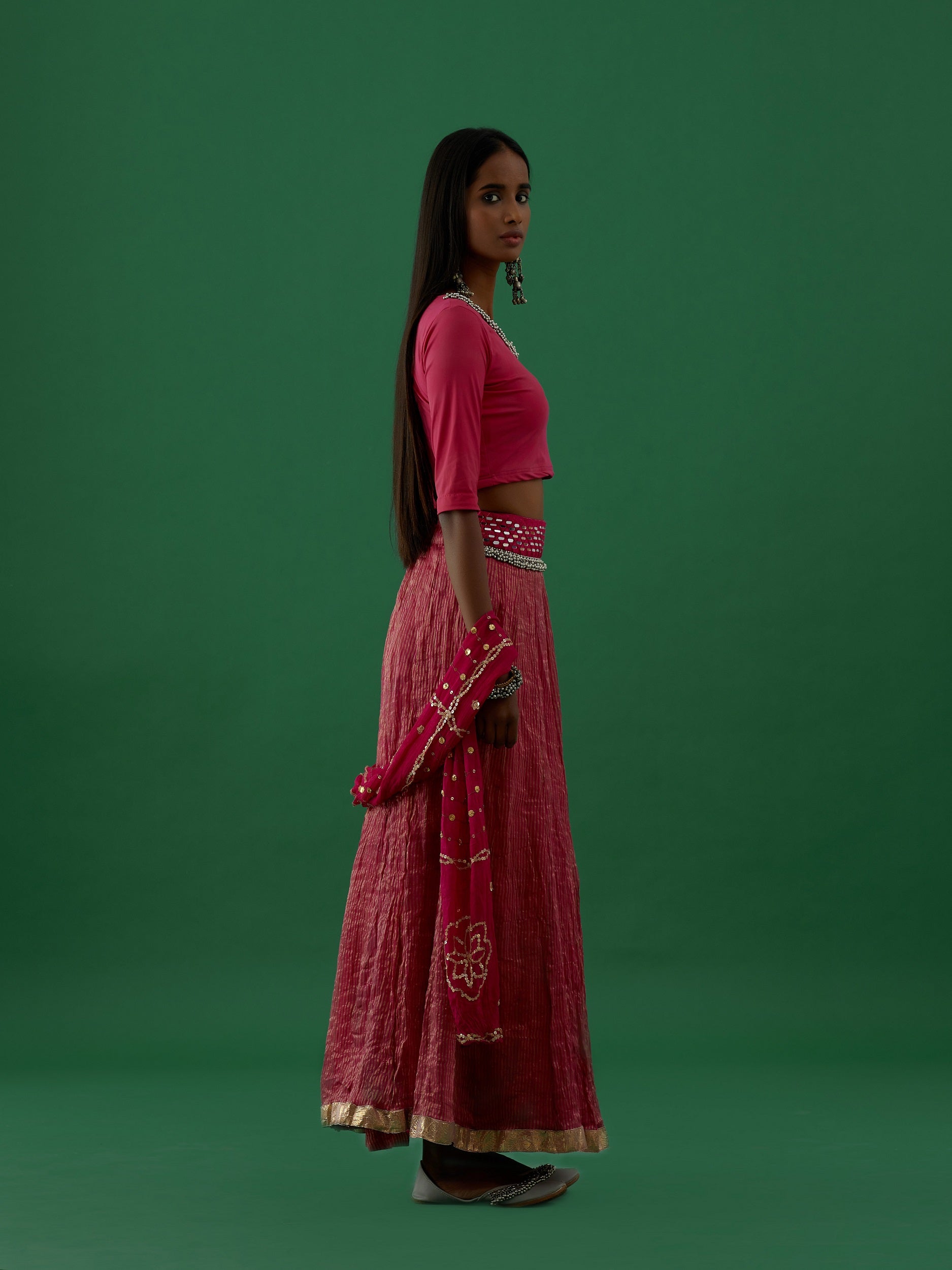 Zohrab Pink (Lehenga) Set