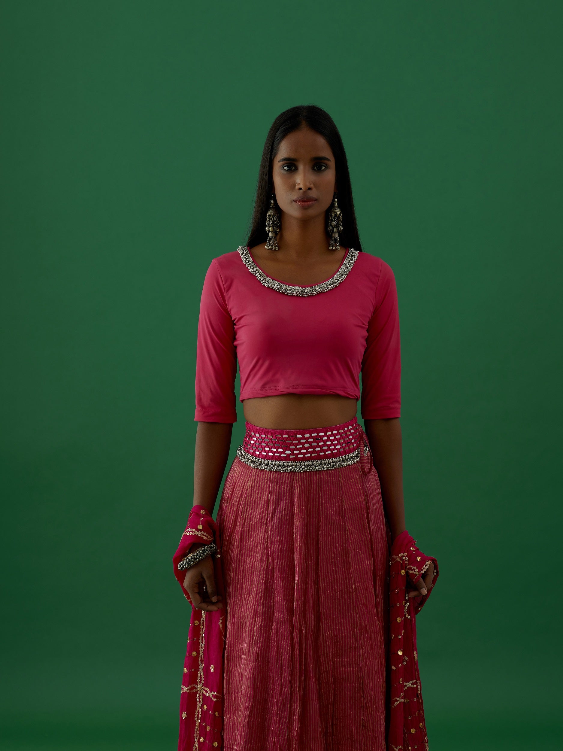 Zohrab Pink (Lehenga) Set