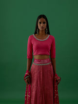 Zohrab Pink (Lehenga) Set