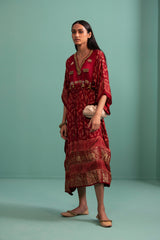 Tejaswani - Maroon (kaftan) - 5elements