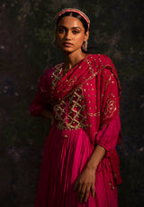 Somya - Pink kurta Set - 5elements