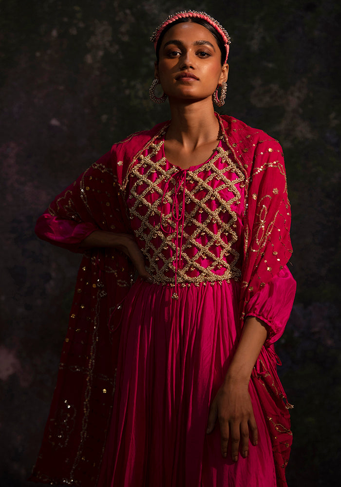 Somya - Pink kurta Set - 5elements
