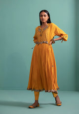 Adhira - Yellow kurta Set - 5elements