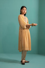 Trishika - Beige kurta Set - 5elements