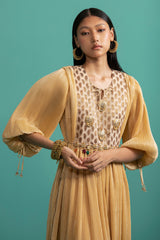 Trishika - Beige kurta Set - 5elements
