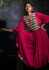 Akriti - Pink kurta Set - 5elements