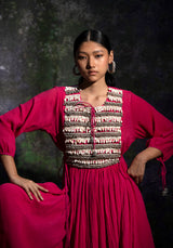 Akriti - Pink kurta Set - 5elements