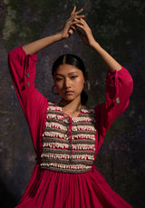 Akriti - Pink kurta Set - 5elements