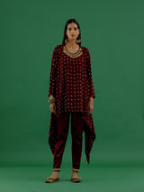 Vishakha - Maroon Top - 5elements