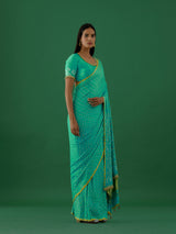 Ambika - Turqouise Saree - 5elements