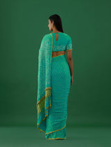 Ambika - Turqouise Saree - 5elements