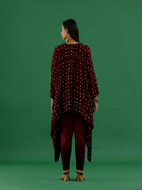 Vishakha - Brown Co-ords Set - 5elements