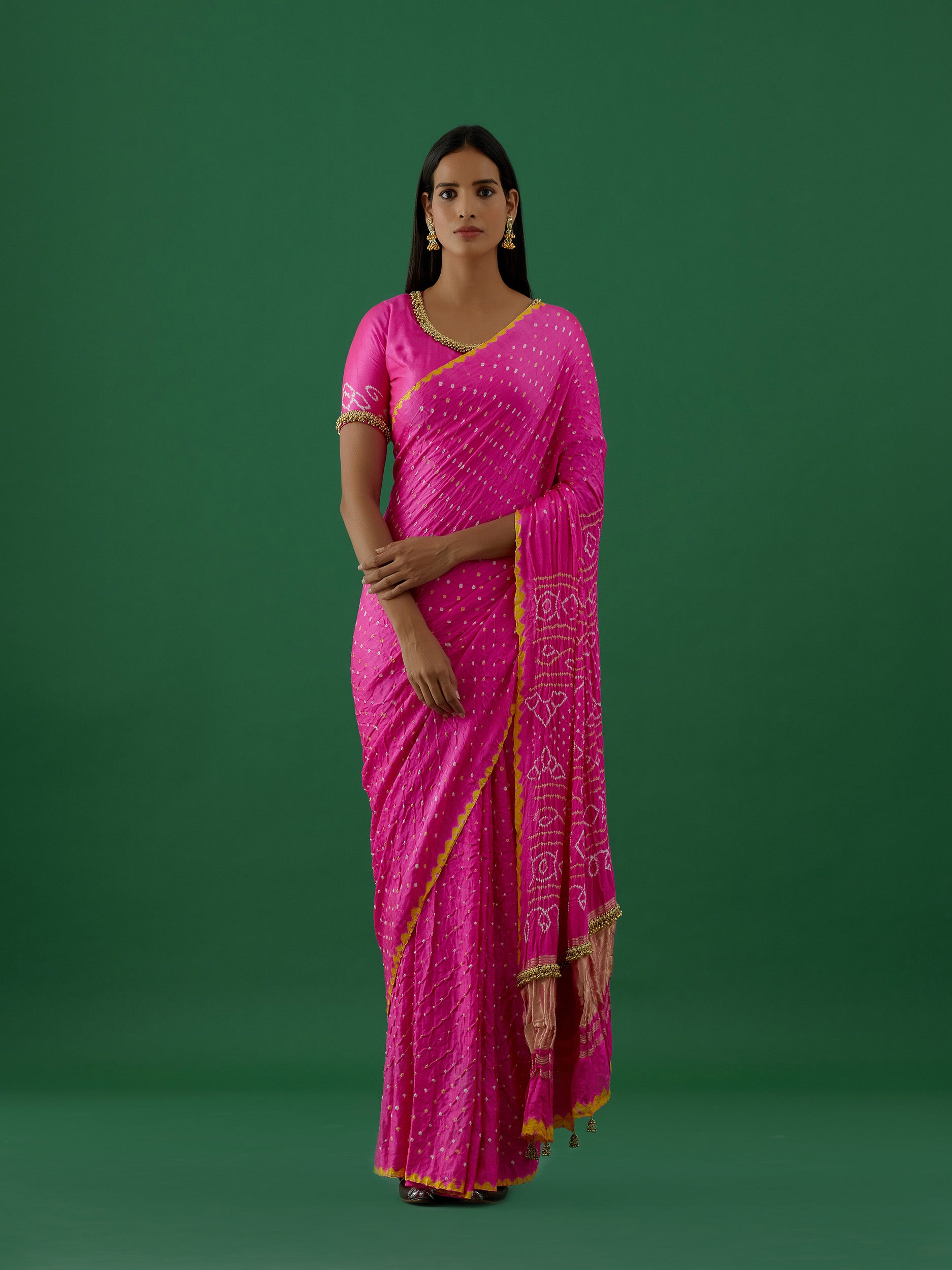 Ambika - Pink Saree - 5elements