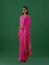 Ambika - Pink Saree - 5elements