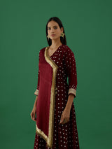 Shivya - Maroon kurta Set - 5elements