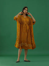 Indulekha - Mustard (kaftan) - 5elements