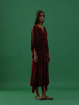 Indulekha - Maroon (kaftan) - 5elements