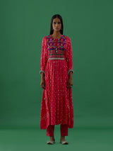 Tungavidya - Pink kurta Set - 5elements