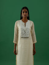 Kiara - Off White kurta Set - 5elements