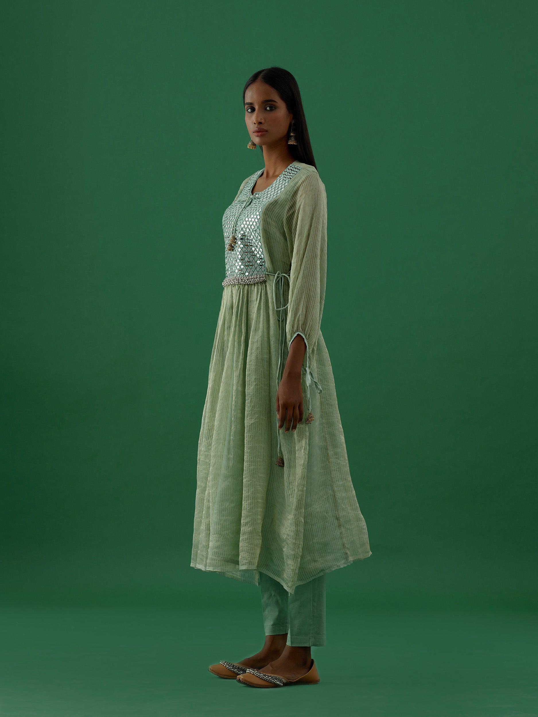 Gopika - Mint kurta Set - 5elements