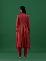 Gopika - Fushia kurta Set - 5elements