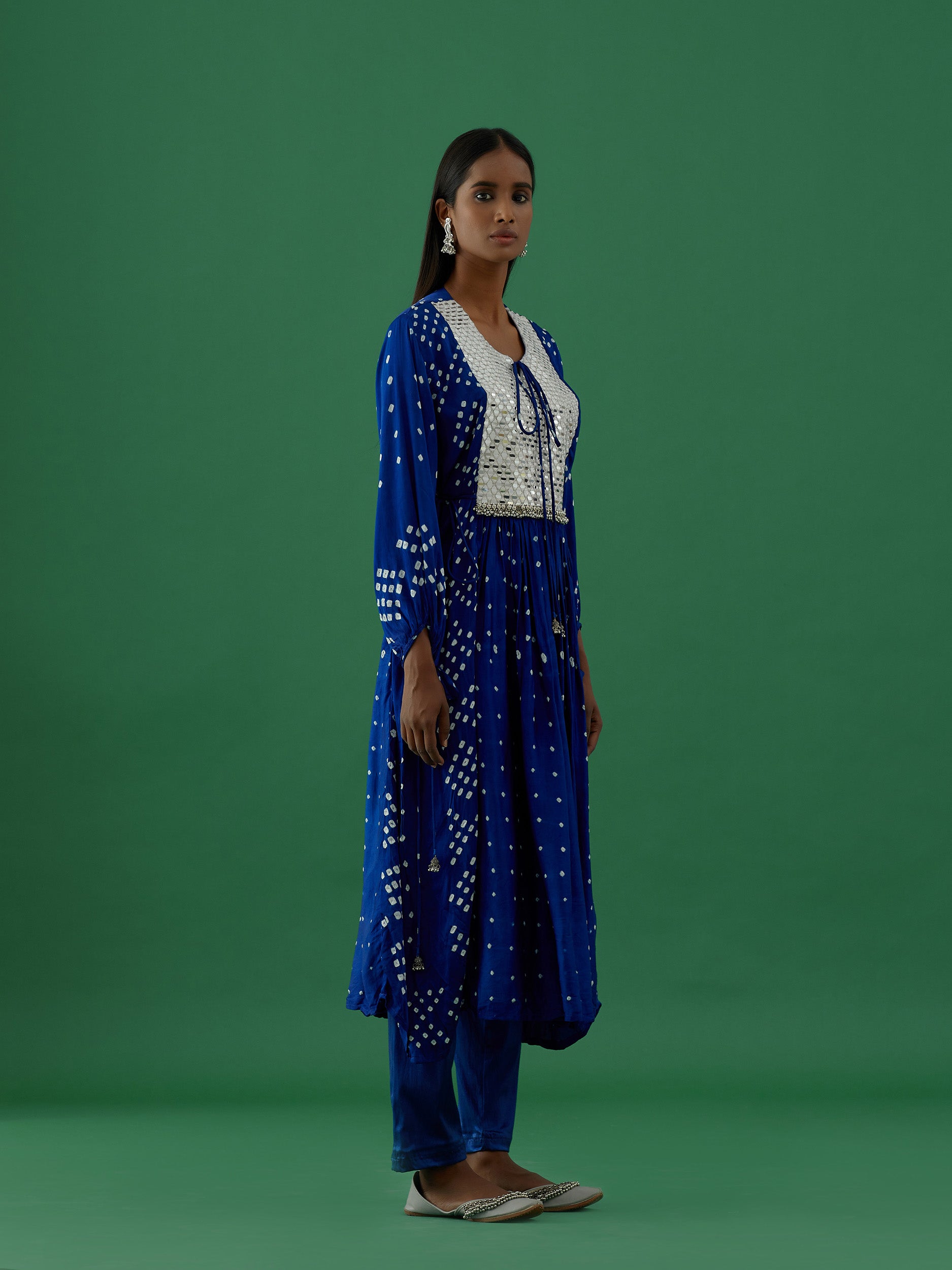 Vrinda - Blue kurta Set - 5elements