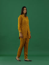 Apurva - Mustard Co-ords Set - 5elements